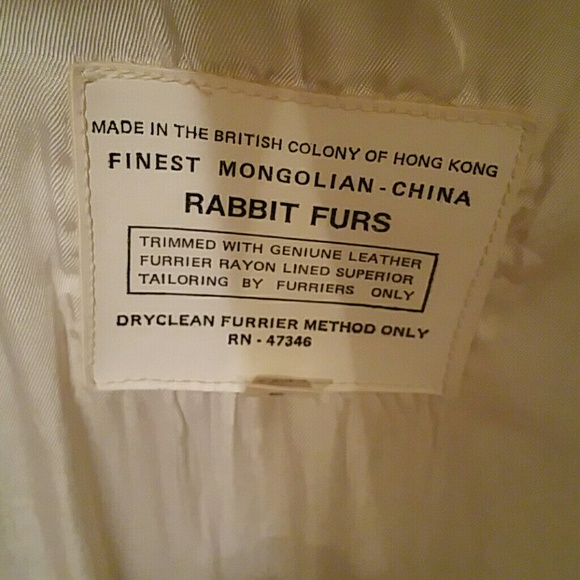 Real Rabbit Fur Jacket - Picture 5 of 6